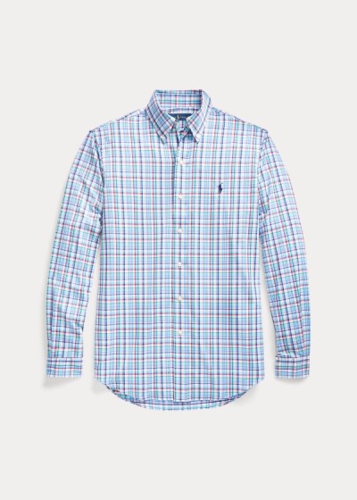 Camisa Polo Ralph Lauren Plaid Performance Twill Homem 46789-KAMW